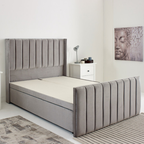 Winged panel divan bed - panel,