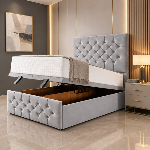 Ottoman storage bed gas - bed,