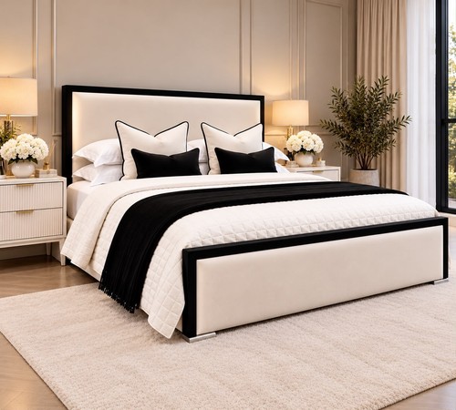 Ottoman bed frame - bed, gas