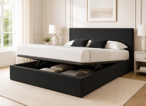 Low profile ottoman - low,